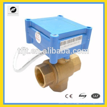 small volume CWX-20P-1.0 brass Electric inlet ball valve for washing machine